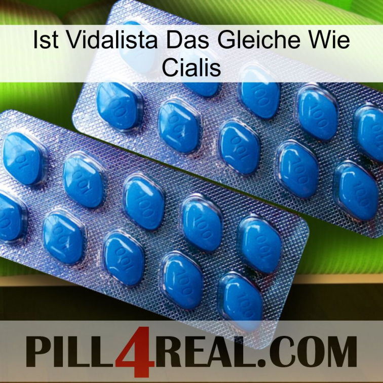 Is Vidalista The Same As Cialis viagra2